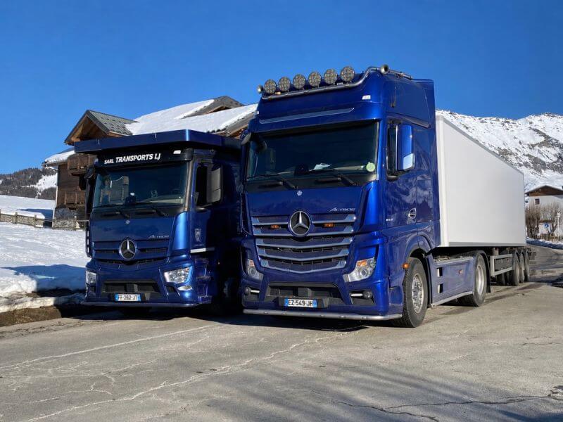 Transport professionnel Transports LJ Camions Transports LJ dédiés au transport professionnel, agricole et matériel en Savoie